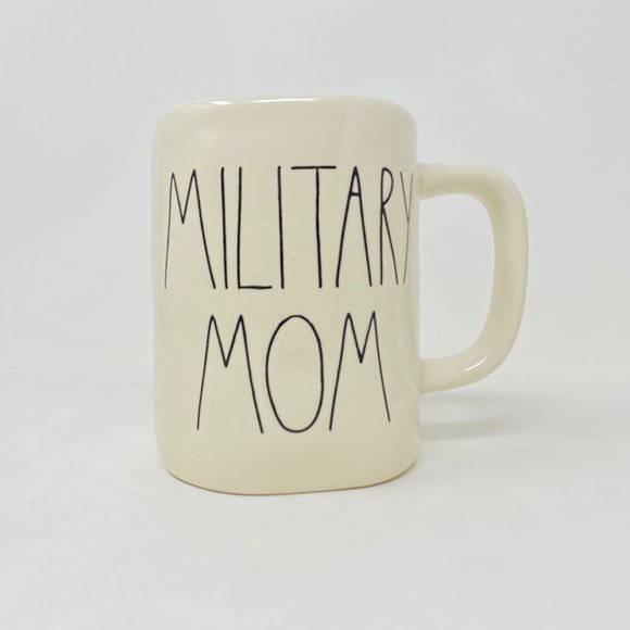 NEW Rae Dunn MILITARY MOM MILITARY DAD Mugs 2 Pack - Picture 3 of 6